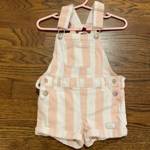 Girls Name Brand Overall Shorts